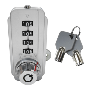 Professional B2B Security Lock, 4-Digit Combination <b>Locker</b> Lock with Master Key - Product Image 2