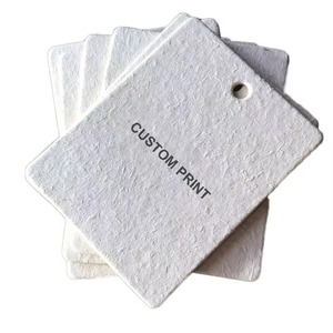 Étiquettes suspendues personnalisées pour vêtements, étiquettes solides et étiquettes de marque privée avec logo pour vêtements, chapeaux et chaussures - Product Image 1