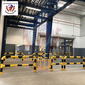 Estante de palés de acero duradero de larga duración, marco vertical, barrera protectora contra choques con protección contra la corrosión para la seguridad del almacén - Product Image 6