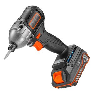 Kit de Atornillador de Impacto Inalámbrico de 20 V con Motor sin Escobillas, 1/4 Pulgadas, 2800 RPM Velocidad Máxima, Incluye Cargador de Batería - para Manualidades - Product Image 5