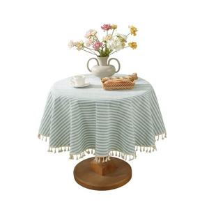 Mantel de Lino de Lujo Cuadrado, Impermeable, Duradero, Personalizado, al por Mayor, Blanco, Único, para Fiestas, Bodas, Bordado, Desechable - Product Image 1