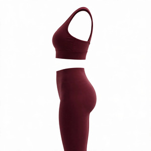 Women's Custom Color Crisscross Strap Yoga Set <b>Crop</b> Top High Waist Breathable Front Logo Shorts <b>Leggings</b> 2-Piece - Product Image 4