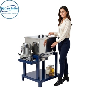 Mélangeur industriel robuste en acier inoxydable Micron India, moteur 440V 2000W, capacité 120KG, garantie 1 an pour l'alimentation et les produits chimiques - Product Image 5