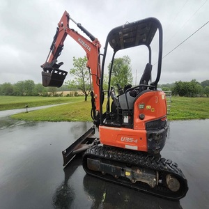 Potente Miniexcavadora Kubota U35-4 de 3.8 Toneladas, Máquina Hidráulica Compacta con Rendimiento Eficiente del Motor Diésel - Product Image 2