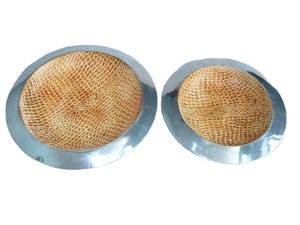 Vente chaude Plateau de service en fonte d'aluminium avec ligne Emboss Bol en émail et en métal sans danger pour les aliments disponible en plusieurs tailles - Product Image 2