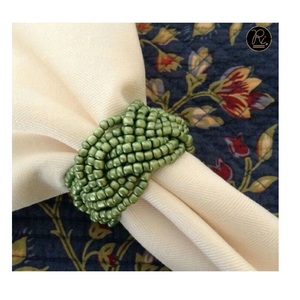 Porte-serviettes perlés de haute qualité, décoration de table, best-seller pour hôtels, cafés et restaurants - Product Image 1
