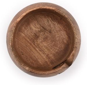 Handmade Simple Wooden Yarn <b>Bowl</b> <b>Knitting</b> Crochet Portable Eco-Friendly Durable <b>Knitting</b> <b>Bowl</b> Holder Yarn Accessories Supplies - Product Image 2