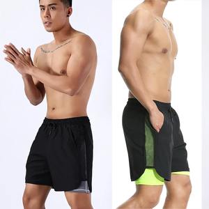 Men Mid Waist <b>Drawstring</b> Closure Gym Running Basketball Shorts Quick Dry Breathable Custom Sportswear Workout Training Shorts - Product Image 4