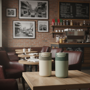 Botella Térmica de Porcelana al Vacío de Doble Pared SUS 304 de 8 oz/250 ml, Diseño Moderno y Lujoso, Personalizable con Logotipo, MOQ Bajo - Product Image 6