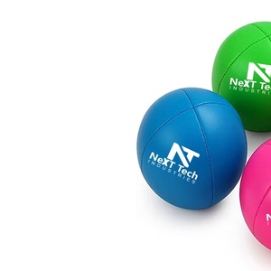 Hot Sale Custom PU <b>Hacky</b> <b>Sack</b> Sports Toy Juggling Ball Advertising Hot Customized PU Juggling Ball - Product Image 3