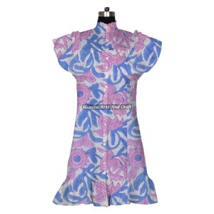 Vestido bohemio estampado para mujer, vestido hippie boho gitano, vestido de fiesta para mujer, vestido de algodón en capas - Product Image 4