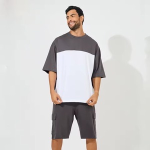 Ensemble sportif pour homme, ensemble 2 pièces été, t-shirts à manches courtes et shorts, ensemble décontracté élégant pour l'été - Product Image 6