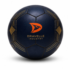 Ballon de football personnalisé avec logo, taille 5, en cuir PU de qualité supérieure, cousu à la machine, 32 panneaux, pour matchs de club et entraînement, fournisseur en gros - Product Image 1