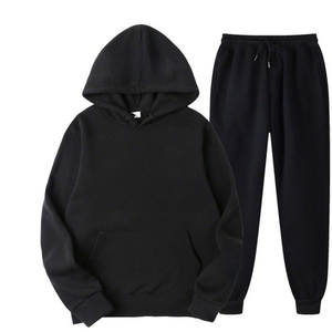 Conjunto de Sudadera con Capucha y Pantalones Deportivos de Forro Polar Personalizados para Hombre, Ropa Deportiva Informal de Dos Piezas, Traje Deportivo de Tela Suave con Logotipo Personalizado - Product Image 5