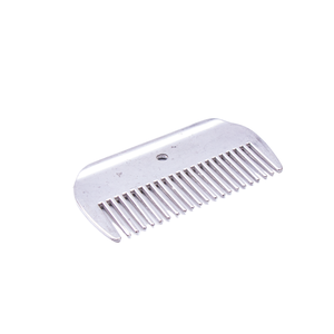 Ensemble de brosses de toilettage pour chevaux en acier inoxydable, brosses à curry en métal avec manche en bois pour l'entretien des chevaux, des moutons et des chèvres, outil de toilettage robuste en métal - Product Image 6