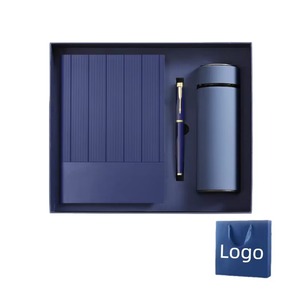 Nuevo Set <span class=keywords><strong>de</strong></span> Regalo Corporativo Exclusivo <span class=keywords><strong>de</strong></span> Acero Inoxidable, Lujoso Set 3 en 1 con Libreta, Bolígrafo y Termo, Regalo Promocional <span class=keywords><strong>para</strong></span> el Día del Padre - Product Image 3