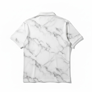 เสื้อโปโลพิมพ์ลายแบบซับลิเมชั่นตามสั่ง ผ้าโพลีเอสเตอร์แห้งเร็ว สำหรับผู้ชาย ชุดยูนิฟอร์มทีมกีฬา แขนสั้น เสื้อกอล์ฟ จำนวนมาก - Product Image 2