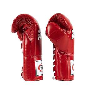 ถุงมือชกมวย Fairtex คุณภาพสูง หนังวัวแท้ ระบายอากาศได้ดี กันลื่น ปิดนิ้วเต็มรูปแบบ  แบบสั่งทำพิเศษ - Product Image 4