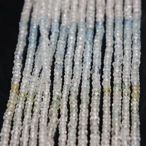 Cuentas Redondas de Aguamarina Multifacética Natural de 2.5-3 mm, 13 Pulgadas, para la Elaboración de Joyas - Product Image 6