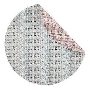 Collezione Coquette di Mode Living, Set di 4 Tovagliette Rotonde in Vinile 100% Privo di Ftalati, Motivo a Quadri, Lavabili in Lavatrice - Product Image 3