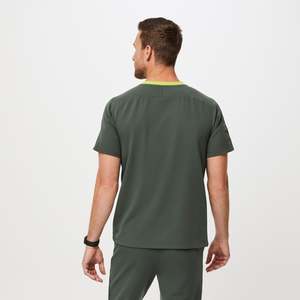 <b>Plus</b> <b>Size</b> Unisex Fashionable Scrub <b>Sets</b> with Pockets Rayon Worsted Fabric <b>Jogger</b> Navy Blue Hospital Nurse Scrubs Uniforms - Product Image 1