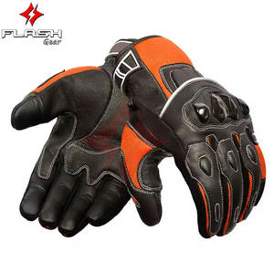 Guantes de Motocicleta de Primera Calidad, Personalizados, de Cuero, con Pantalla Táctil, de Secado Rápido, que Absorben la Humedad, Recubiertos de Poliuretano - Product Image 4