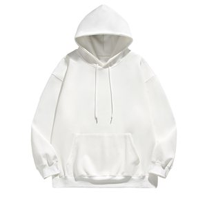 Sweat-shirt à capuche éco-responsable pour homme, poids lourd, sans motif |   Sweat-shirt en coton 100% avec logo personnalisé brodé/imprimé numériquement, coupe ample, sur mesure - Product Image 3