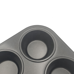 Moule à muffins en acier au carbone antiadhésif de haute qualité 6 tasses moule de cuisson durable - Product Image 4