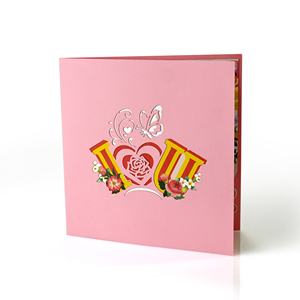 Cadeau personnalisé pour la Saint-Valentin avec carte de vœux 3D pop-up pour la Saint-Valentin pour dire Je t'aime - Product Image 5