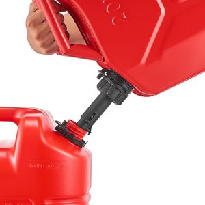 Tanica per Carburante in Metallo da 5,3 Galloni con Impugnatura Comoda, Flusso Massimo 6 L/min, Antigoccia e Resistente alla Corrosione per Sistema di Alimentazione Moto - Product Image 4