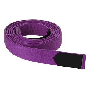 Ceintures de karaté personnalisées avec logo et design sur le devant, 100% coton, respirantes, séchage rapide, vente chaude, professionnelles - Product Image 4