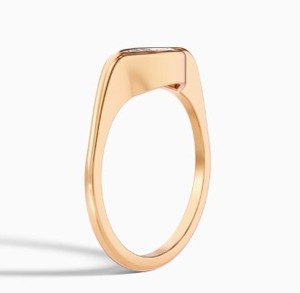 Marquise Cut Moissanite <b>Ring</b> 925 Sterling Silver Yellow Gold Plated <b>Dainty</b> Solitaire Engagement <b>Ring</b> Minimalist Wedding Jewelry - Product Image 4