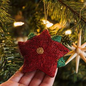 2026Latest Handcrafted Seed Beaded <b>Star</b> Christmas Ornament For Festive DIY Decor Artistic Holiday Luxury Christmas <b>Hanging</b> Decor - Product Image 4