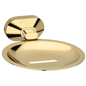 Porte-savon en métal contemporain, plateau à savon en acier inoxydable pour les intérieurs modernes - Product Image 1