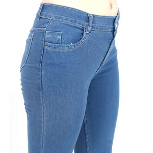 Jeans de Mezclilla Ajustados de Alta Calidad para Mujer, Estilo Urbano, Venta al Por Mayor, Personalizables, 100% Algodón, Antiarrugas, Secado Rápido, Mejor Precio - Product Image 5