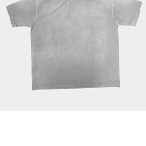 เสื้อยืดโอเวอร์ไซส์ผู้ชาย ผ้าคอตตอนพรีเมียมเนื้อหนา สไตล์วินเทจฟอกสี ทรงหลวม คอกลม แขนสั้น แฟชั่นสตรีทแวร์ลำลอง - Product Image 2