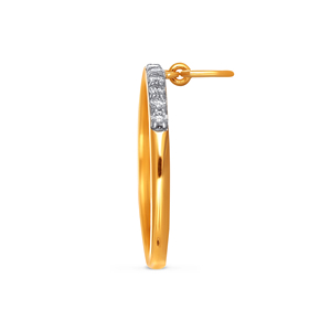 Anillo de Diamantes Urban Elegance, Oro de 18K, Diseño Geométrico Hexagonal, Anillo de Diamantes para Mujer, Corte Redondo, Joyería de Moda - Product Image 3