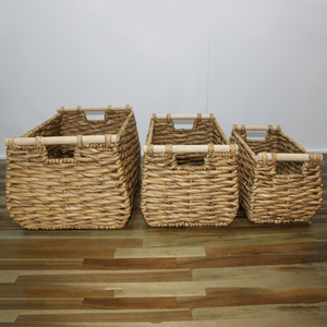 New Arrival Modern <b>Rectangle</b> Eco Friendly Straw <b>Basket</b> for Home & Desktop Sundry <b>Storage</b> - Product Image 5