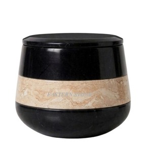 Elegant Handcrafted Polished Eco-Friendly Onyx Cremation Urn for Human Ashes Adult Funeral <b>Memorial</b> Natural <b>Stone</b> Keepsake - Product Image 4