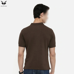 เสื้อโปโลชายสีน้ำตาล แขนสั้น ผ้าฝ้ายอ๊อกซ์ฟอร์ด สีพื้น ดีไซน์กระเป๋าเสื้อ สวมใส่สบาย ทรงปกติ ไซส์ใหญ่ เสื้อยืดโปโลชาย - Product Image 5