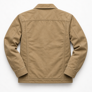 Ropa de trabajo informal y chaqueta moderna de lona para exteriores que combina material duradero, construcción cómoda y estilo clásico. - Product Image 2