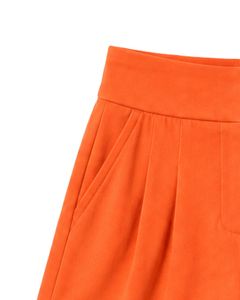 Manufacturer Custom <b>Navy</b> Blue Tank <b>Top</b> With Orange Shorts Women Summer Casual Two Piece Set Sleeveless Lounge Wear Outfit Set - Product Image 5