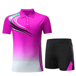 Nouveaux uniformes de tennis courts pour hommes, personnalisés, en maille imprimée numériquement, 100 % haute qualité, confortables, séchage rapide à l'avant, vente en gros - Product Image 3