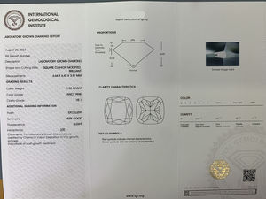 Diamant rose fantaisie de laboratoire de 1,5 carat, taille coussin, pureté VVS, certifié IGI, en vrac, haute qualité, pour la vente en gros - Product Image 6