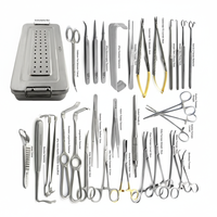 32 pièces d'instruments chirurgicaux fins, kit de chirurgie plastique délicate, boîte