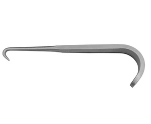 เครื่องมือผ่าตัดแบบดึงผิวหนัง McIndoe Skin Hook ด้ามแบน 4 ง่าม คมปานกลาง สำหรับการผ่าตัด ได้รับการรับรองมาตรฐาน ISO - Product Image 4