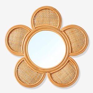 <b>Rectangle</b> rattan <b>mirror</b> small size handweave framed <b>mirrors</b> housewarming gift room decoration - Product Image 6