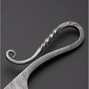 Cuchillo de Cocina Jexmoo Hecho a Mano, Estilo Medieval, Acero de Damasco Forjado, Hoja Multifuncional, Regalo para Chef - Product Image 5