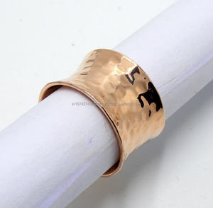 Handmade 100% Pure Copper Hammered Custom Finger <b>Ring</b> Best Quality Unisex Classic Daily Wear Weddings Engagements Parties - Product Image 4