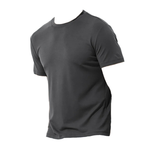 Camiseta de Manga Corta con Cuello Redondo para Hombre, Estilo Juvenil de Verano de Alta Calidad, 200 Gramos, Tejido Ecológico, Poliéster/Algodón Estampado - Product Image 3